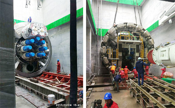 风里雨里，，，成都等你！中铁恒峰g22盾构机走出长沙