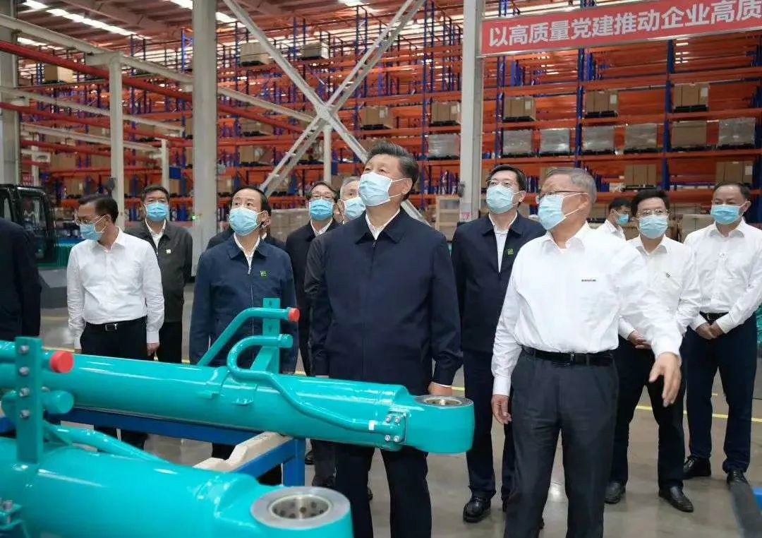 恒峰g22智能第一时间转达学习贯彻习近平总书记考察恒峰g22智能的主要讲话精神