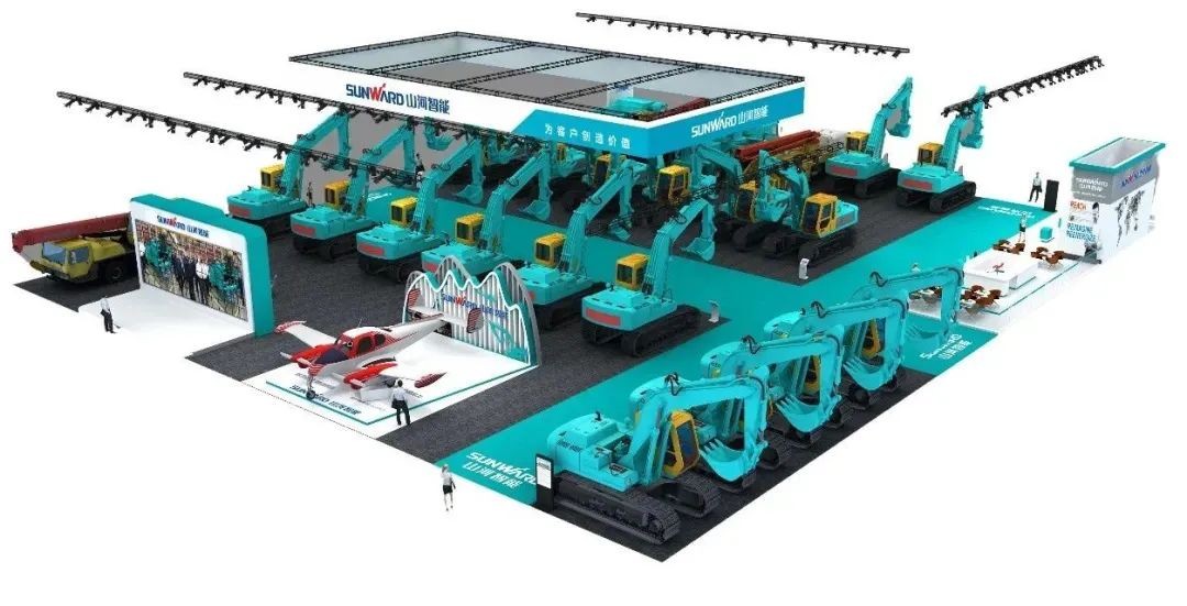 进场布展！2021年长沙国际工程机械展倒计时，，，，，，，，恒峰g22智能展区亮点提前剧透