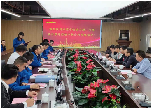 四台中铁恒峰g22盾构机聚首东莞地铁一号线