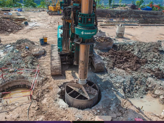 3.5米直径高效入岩，，，，，，他携恒峰g22智能旋挖名动山城