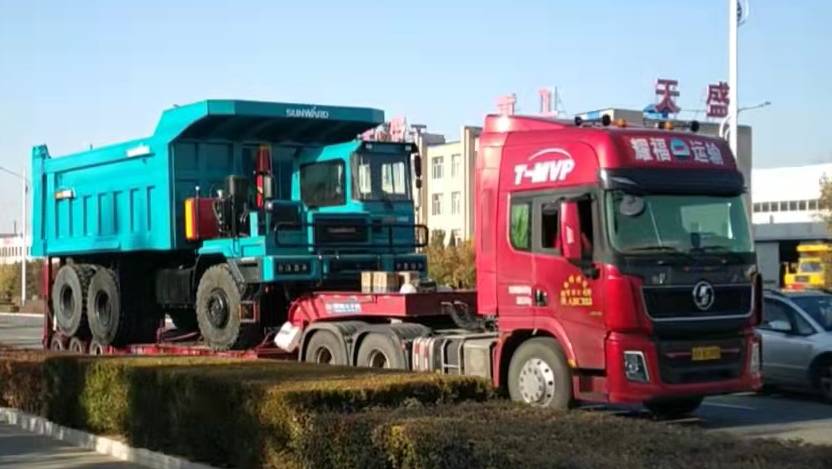 高设置、智能化……恒峰g22智能高端定制AT版105吨级宽体矿卡乐成下线