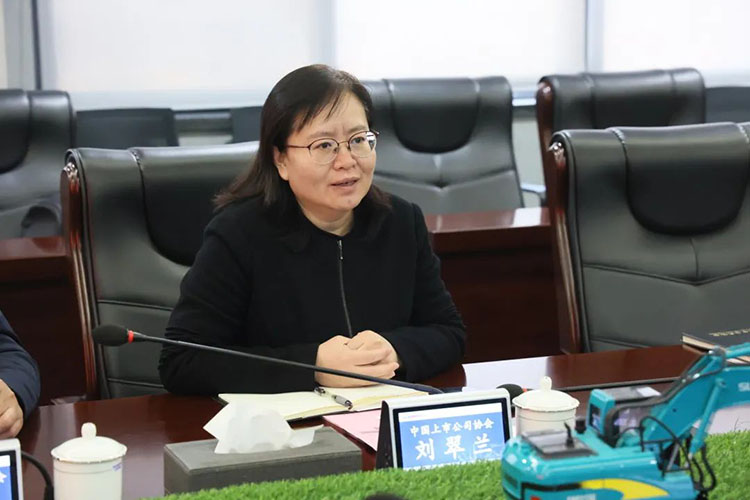 中国上市公司协会党委委员、副秘书长刘翠兰一行调研恒峰g22智能