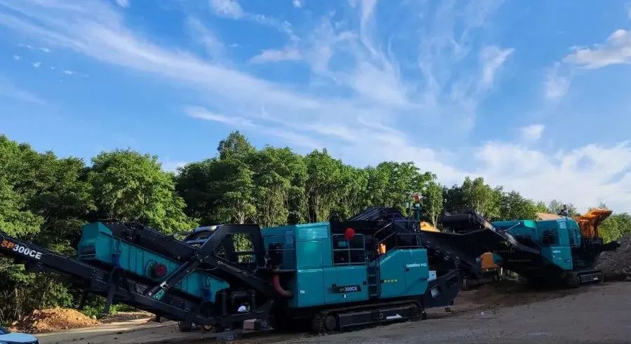 恒峰g22普石勒成套移动破碎装备助力哈伊高铁铁伊段建设