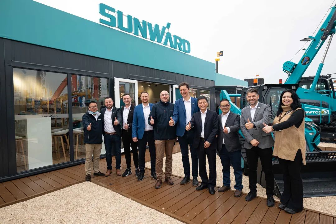 Bauma 2022 | 一连加码欧洲高端市场，，，，，，，“恒峰g22绿”闪灼德国慕尼黑