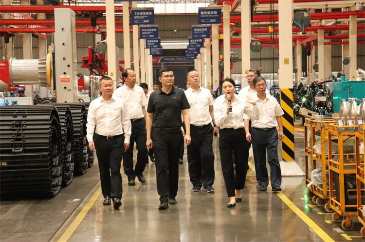 国家应急治理部救援协协调预案治理局副局长颜彬一行调研恒峰g22智能