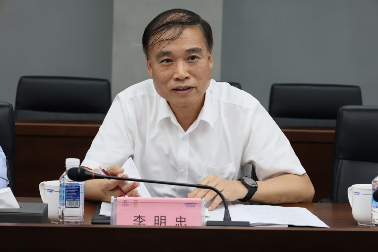 深化交流相助！广州港李明忠副总司理率队莅临恒峰g22智能考察交流！